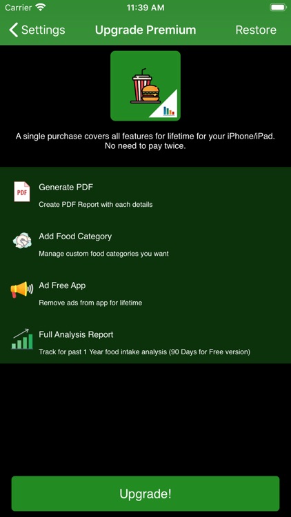 Calories: Food Intake Analyser screenshot-9