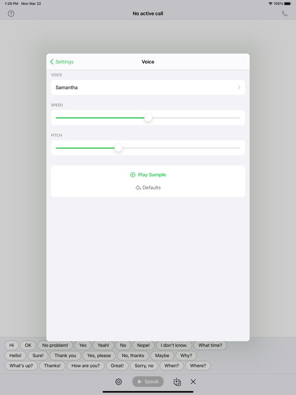 Screenshot #6 pour TTSPhone Text to Speech Phone
