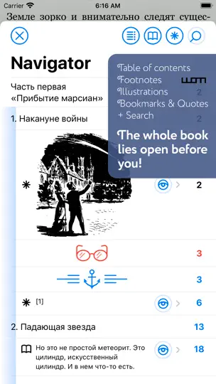 Captura de pantalla de ShortBook² en iPhone 3