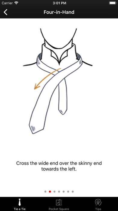 How To Tie a Tie • screenshot 2