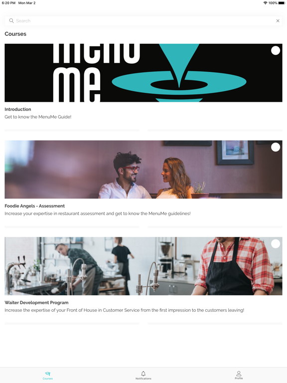 Screenshot #4 pour MenuMe Guide Academy