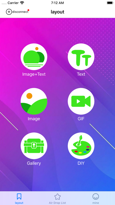 Screenshot 1 of iLed Show App