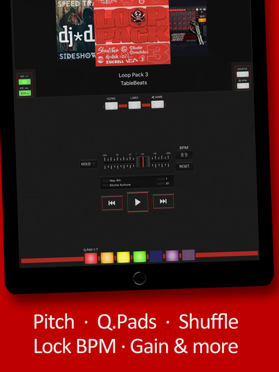 TableBeats: Scratch DJ Library iPad screenshot 4 - Music app