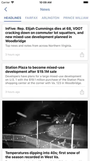 InsideNoVA Mobile screenshot 2
