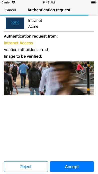 Nexus Smart ID Screenshot