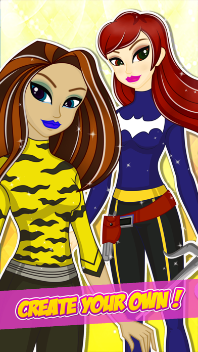 Super Hero Girls Dress Up Screenshot