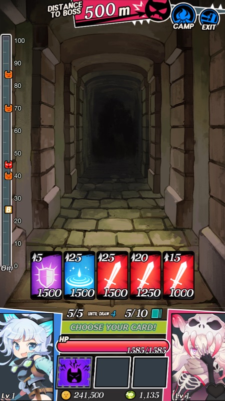 Dungeon & Girls: Card RPG screenshot 3