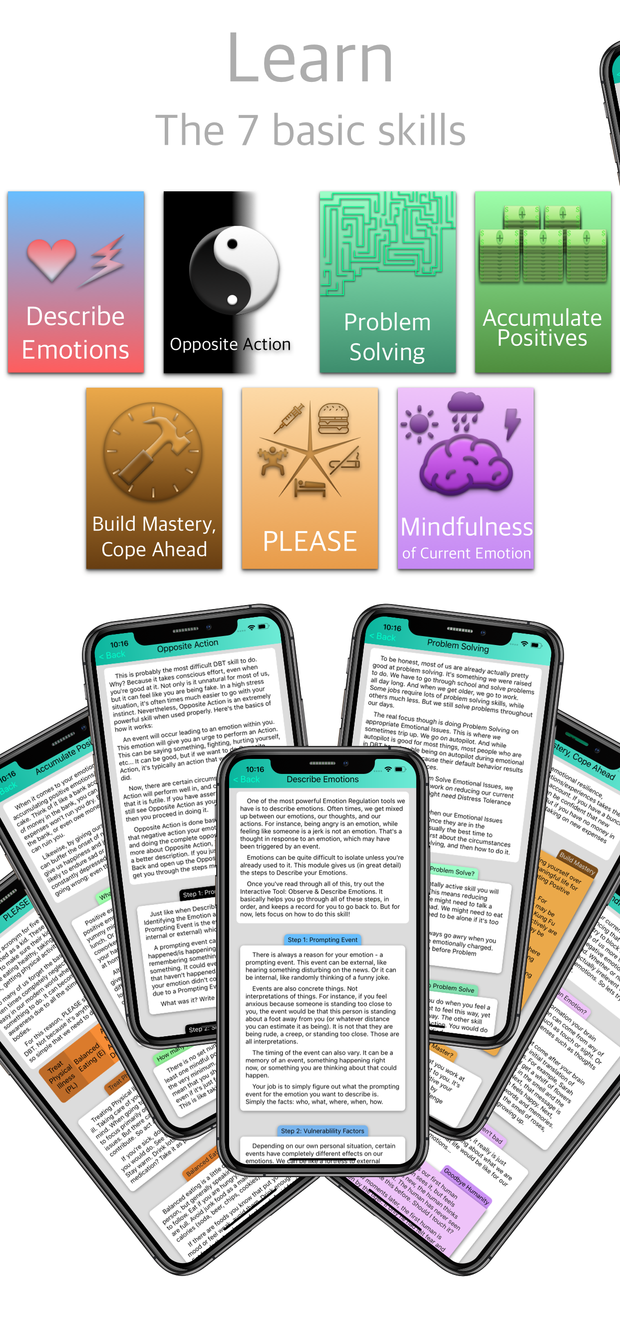 DBT Emotion Regulation Tools screenshot 3