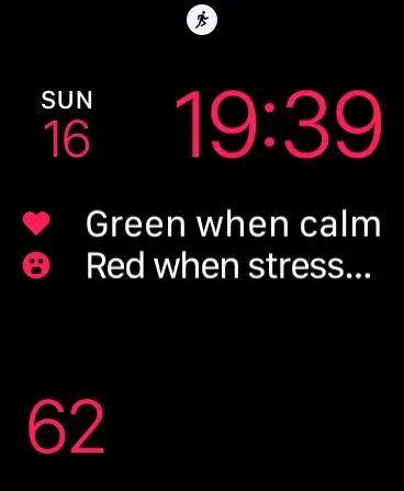 HeartFace: Heart rate on watch