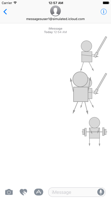 Screenshot #2 pour Stick Man Sticker Pack