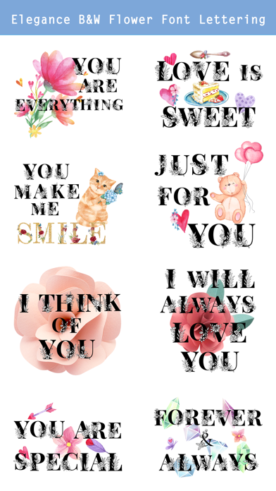 Valentine's Day Love Lettering Screenshot