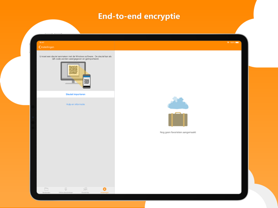 HiDrive iPad app afbeelding 5