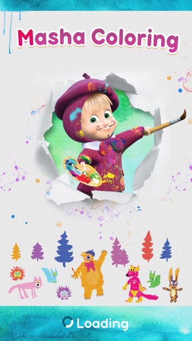Masha and the Bear: Art Games Screenshot
