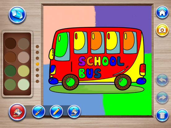 Baby & Kids Coloring Book iPad screenshot