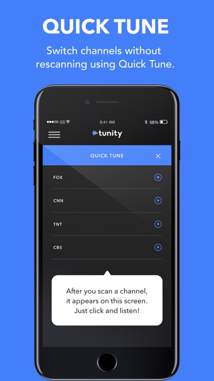 Tunity: Hear any muted TV screenshot-4