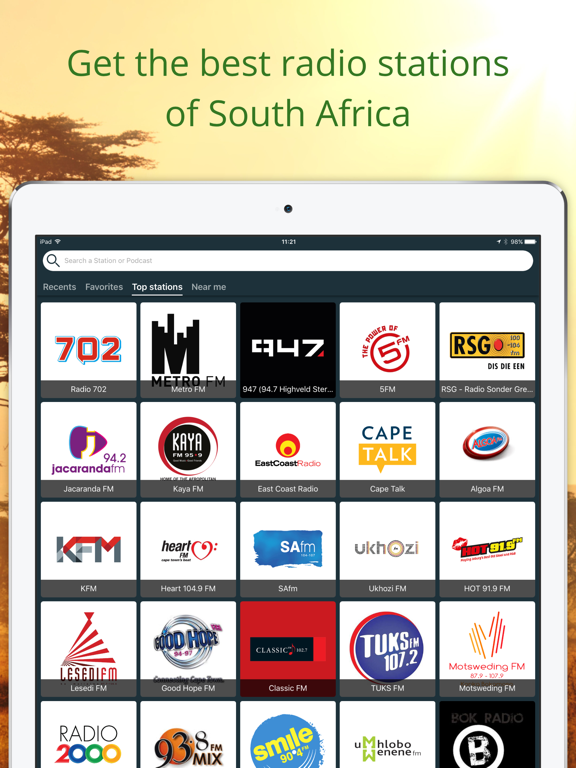 Screenshot #4 pour Radio South Africa - FM | AM