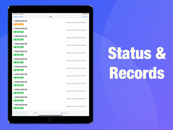 Screenshot #2 for FAX App: Send PDF Documents