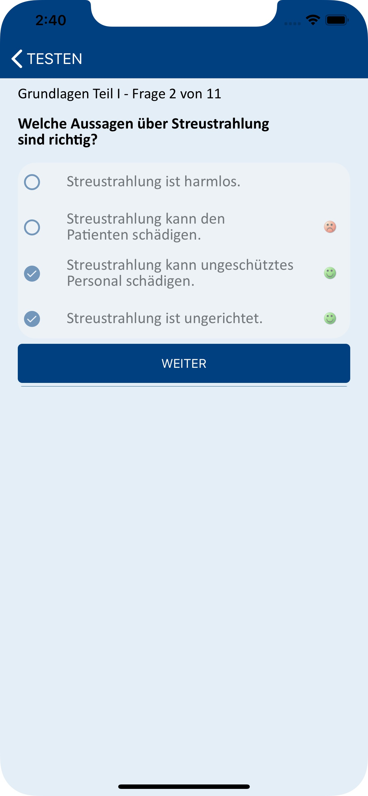 CGM Röntgen-Tutor App screenshot 5