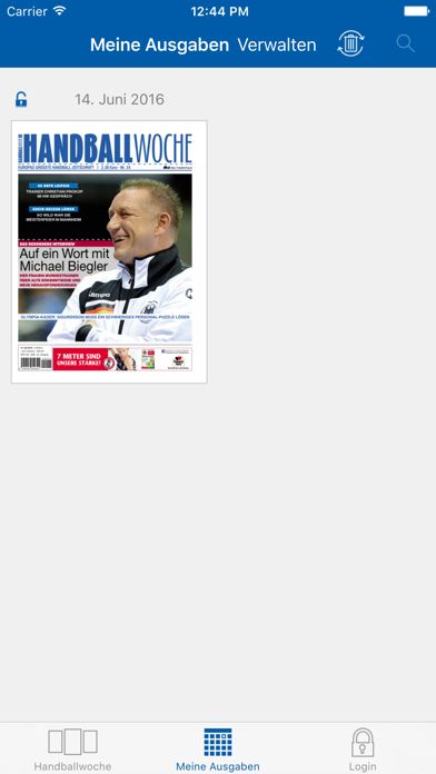 Handballwoche ePaper Screenshot
