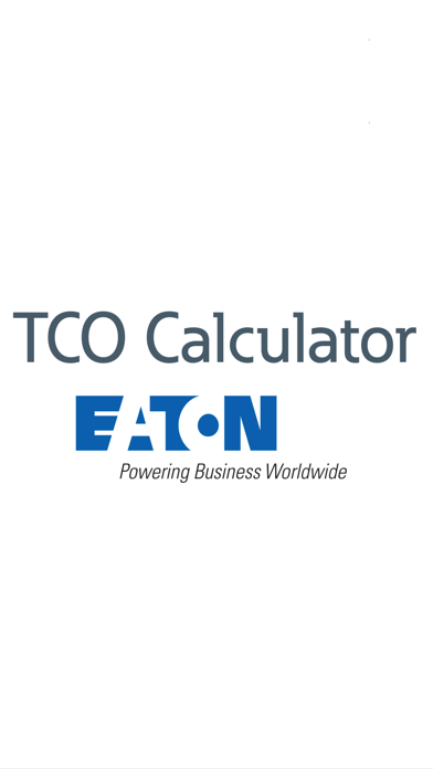 Screenshot #1 pour Eaton TCO Calculator