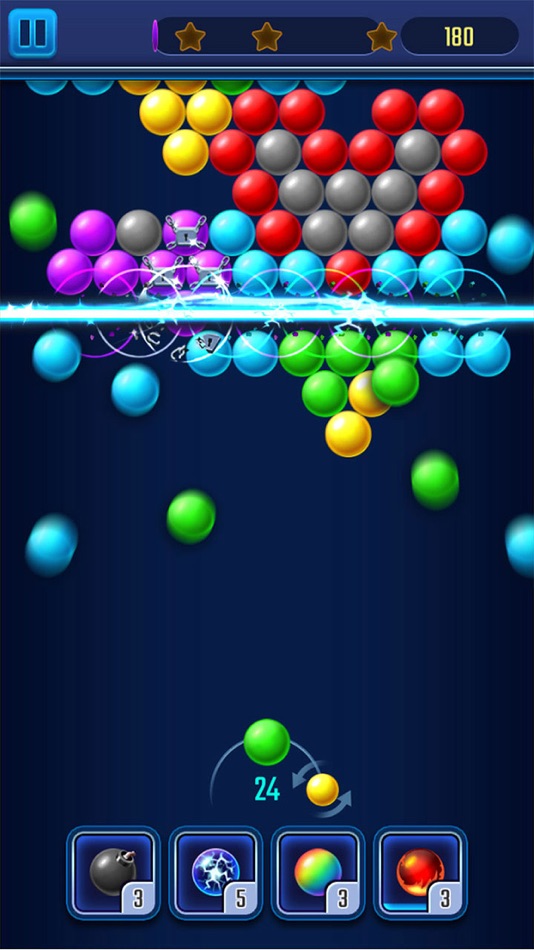 #4. Bubble Shooter Light (iOS) 由: NSTAGE Inc.