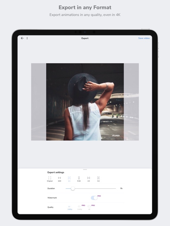 Screenshot #5 for Flugo. Live Wallpaper Maker 4K