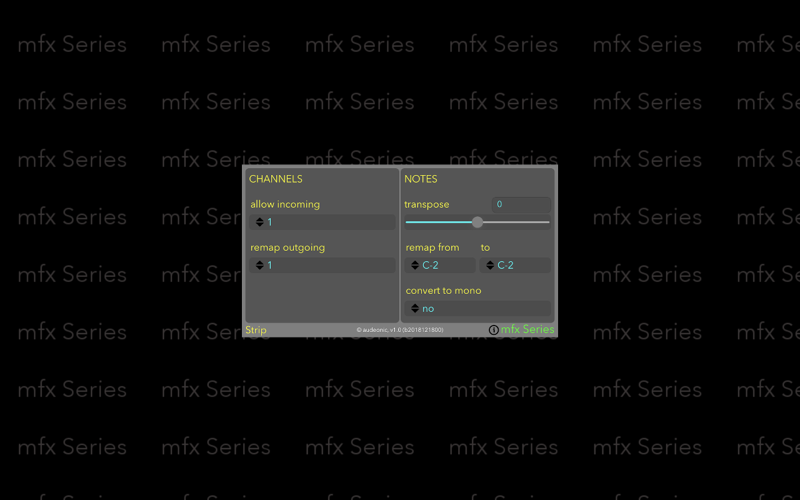 mfxStrip screenshot 2