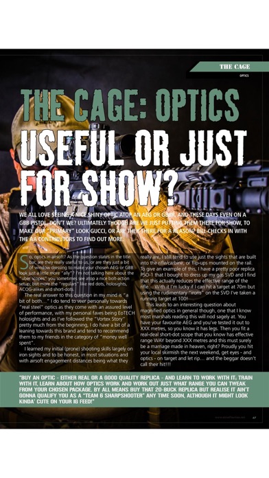 Airsoft Action Magazine Screenshot