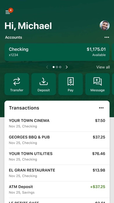 Green Belt Bank & Trust Screenshot