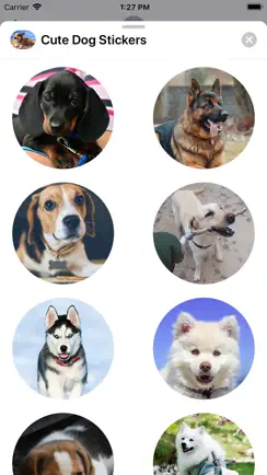 Cute Dog Sticker Set iPhone image 4