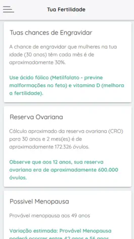 Game screenshot Teste de Fertilidade apk