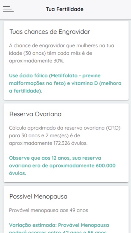 Teste de Fertilidade