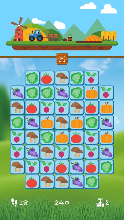 Mama's Farm: Tile Match Game