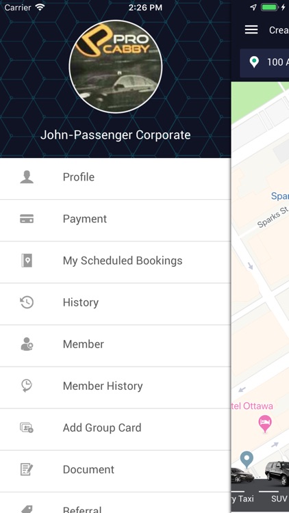 ProCabby Passenger