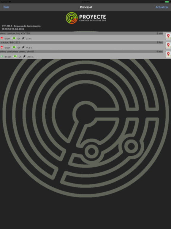 Proyecte GPS app screenshot 3