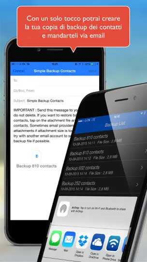 Rehber Yedek Basit Pro iPhone Ekran Görüntüsü 3