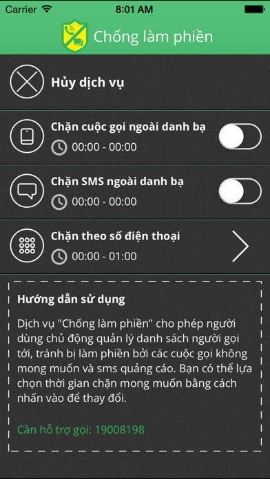 Screenshot #2 pour Chống làm phiền