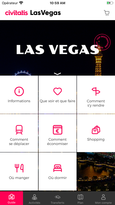 Screenshot #2 pour Guide de Las Vegas Civitatis