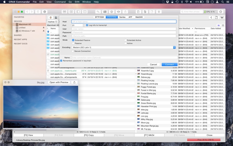 #4. CRAX Commander (macOS) 由: Marcin Slowik