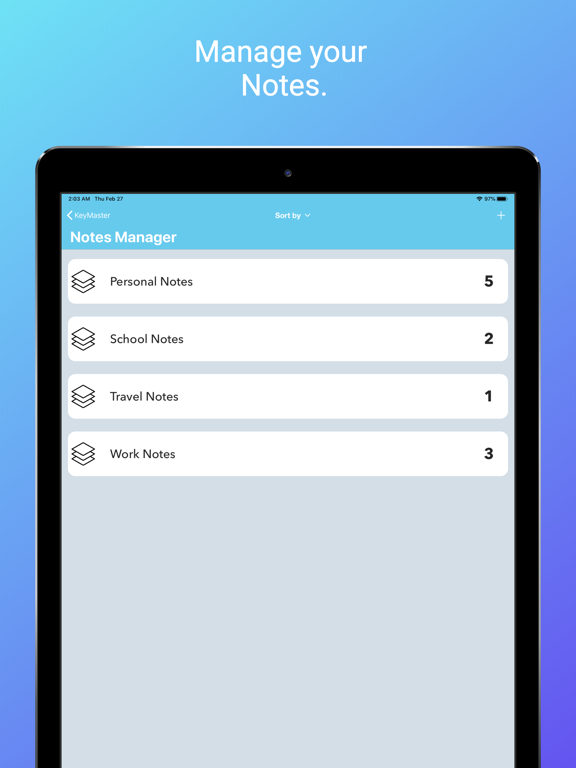 Screenshot #5 for KeyMaster Manager