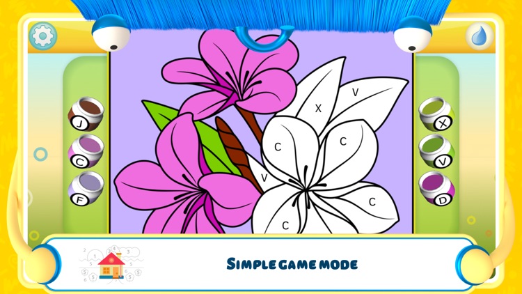 Color by Numbers - Flowers +