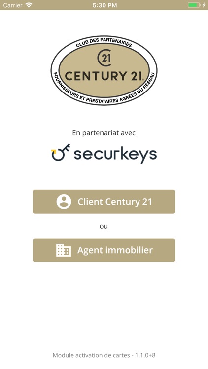 Activation cartes Century 21