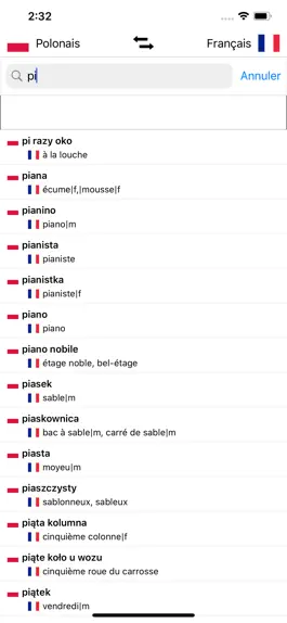 Game screenshot Dictionnaire Polonais-Français mod apk