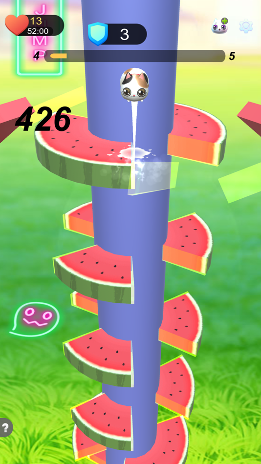 #4. Cat Jump Round (iOS) 来自: Dinh Vy Nguyen
