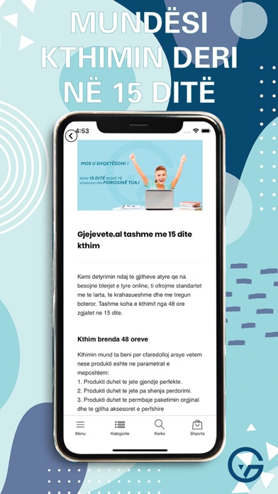 Gjejevete.al Screenshot