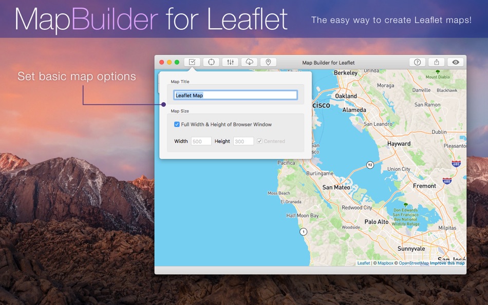 MapBuilder for Leaflet - 1.2 - (macOS)