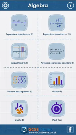 Game screenshot GCSE Maths Algebra Revision LT mod apk