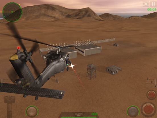 Helicopter Sim Pro Hellfire iPad app afbeelding 3