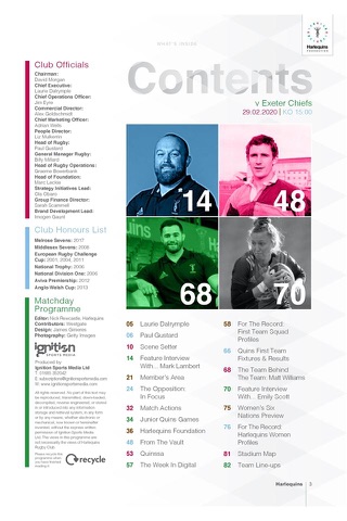 Harlequins Official Programme screenshot 2