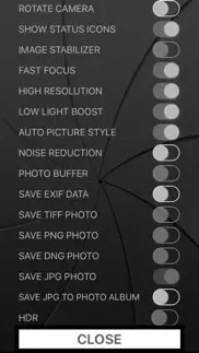 How to cancel & delete raw! photo pro dng camera 1